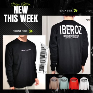 IBEROZ เสื้อแขนยาว สกรีนลาย แนวสตรีท ติดเทป รุ่น J-IBZTAPE