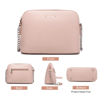 David Jones Paris กระเป๋าสะพายแฟชั่น หนัง PU สำหรับสตรี