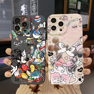 เคสป้องกันโทรศัพท์มือถือ แบบนิ่ม ลายหนูน่ารัก ขอบสี่เหลี่ยม สําหรับ Infinix Hot 12i 10S 11 10 Play 11S 10i Smart 6 HD X6511 X657B X6512 Note 12 G96