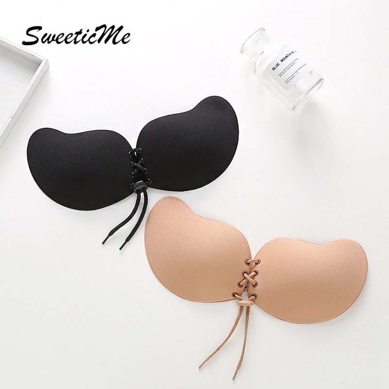 SweeticMe แผ่นแปะเต้านมซิลิโคนสีทึบ 1 คู่สําหรับผู้หญิง - รูปที่ 6