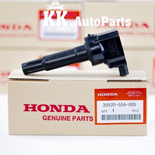 [แท้]คอยล์จุดระเบิด Honda City Jazz ปี​2014 -2017 เครื่องยนต์ VTEC MADE IN JAPAN  Part No. : 30520-55A-005