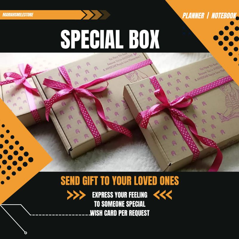 Box Planner Set Kotak Hadiah Planner