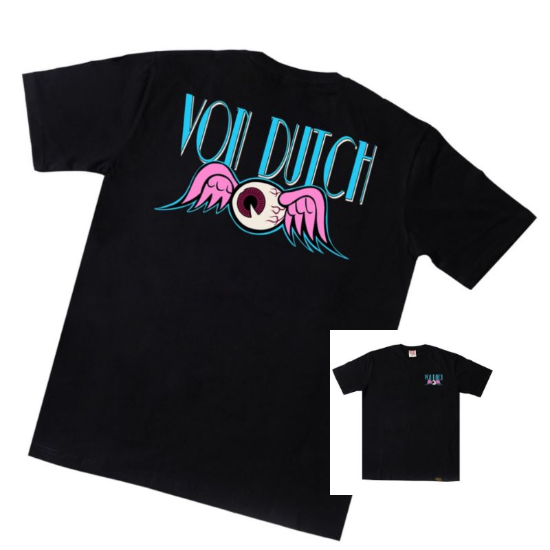 Mata vondutch wing eyes series - เสื้อยืด distro มอเตอร์ไซค์ชายและหญิง - เสื้อยืด wing eye vondutch