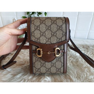 Gucci canvas phone bag