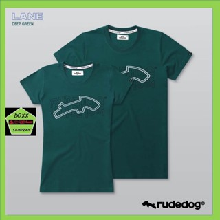 Rudedog เสื้อคอกลม ชาย หญิง รุ่น Lane สีเขียว