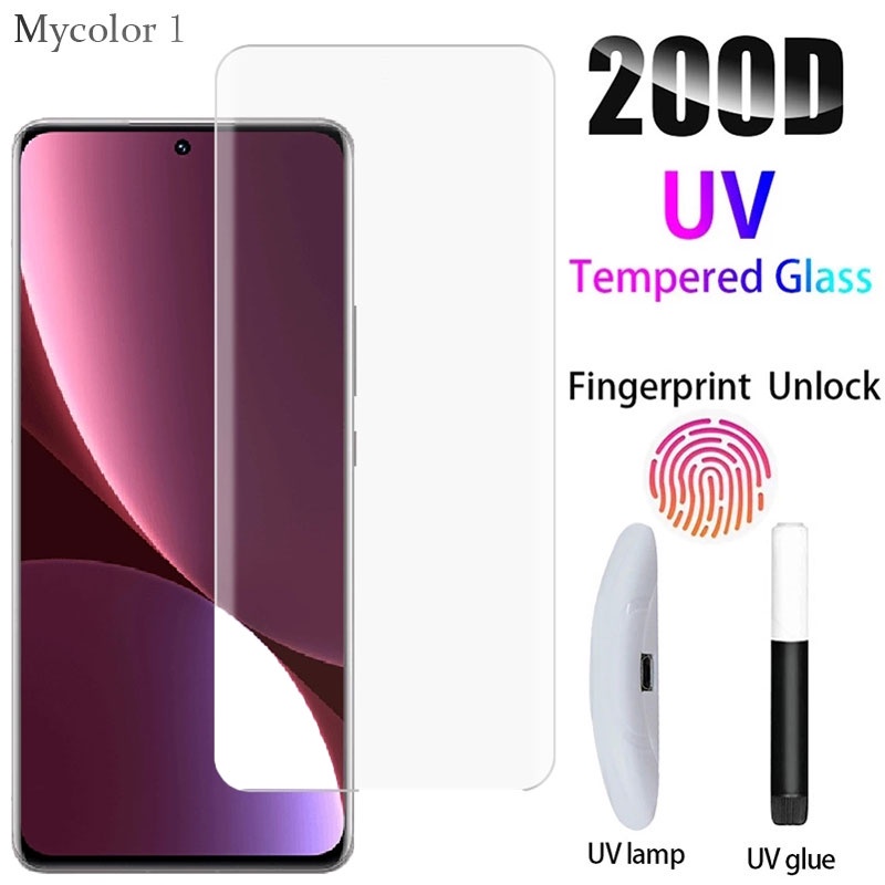 UV กาวเต็มจอ ฟิล์ม กระจกนิรภัย Xiaomi Poco X7 Mi 15 14 13 Lite 12 12s 11 Ultra Pro 5G 4G 2024 2025