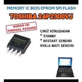 TOSHIBA 24P2300VJ MEMORY IC FLASH EPROM WINBON TOSHIBA 24P2300 VJ IC UDA CONTENTTS