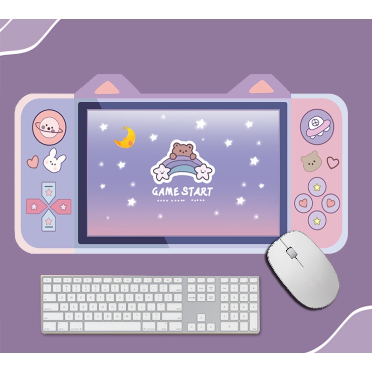 แผ่นรองเมาส์ ลายการ์ตูน กันลื่น แผ่นรองเมาส์เกมมิ่ง Mouse Pad