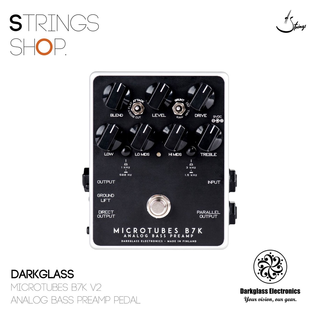 เอฟเฟคเบส Darkglass Microtubes B7K V2 Analog Bass Preamp Pedal