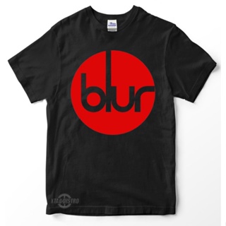 เสื้อยืด พิมพ์ลายโลโก้วงกลม วง blur britpop suede the cure oasis the Smashing pumpkins พรีเมี่ยม