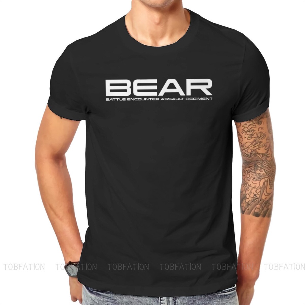 เสื้อแฟชั่นผญ2022 อื่นๆ หลบหนีจาก Tarkov เกม BEAR เสื้อยืดที่จําเป็นคลาสสิกพังก์ฤดูร้อนผ้าฝ้ายเสื้อผ