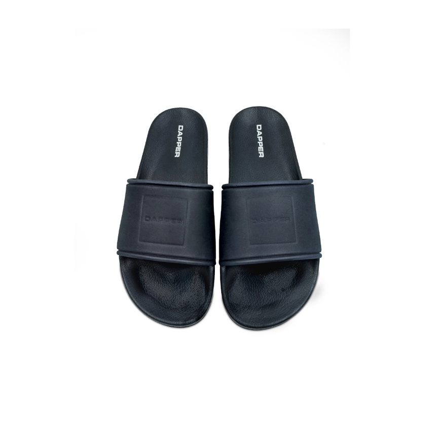 DAPPER รองเท้าแตะแบบสวม Monochrome Pool Slide Sandals สีกรมท่า ...