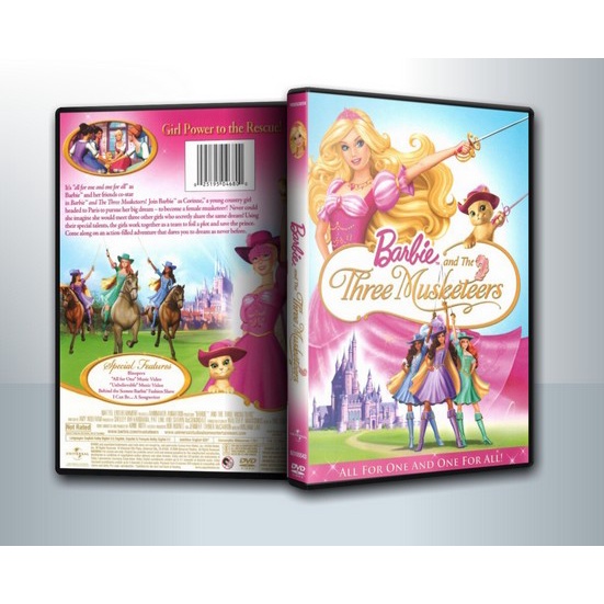 [ DVD CarToon มีปก+สกรีนแผ่น-ไม่มีกล่อง ]  Barbie and The Three Musketeers บาร์บี้กับสามทหารเสือ ( 1