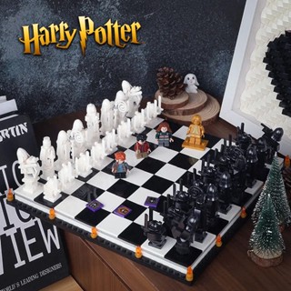 ชุดของเล่นตัวต่อหมากรุก Harry Potter Hogwarts Wizards 76392 ของขวัญคริสต์มาส สําหรับเด็ก เข้ากันได้กับ lego