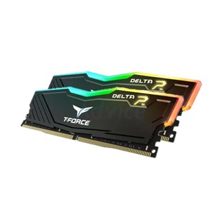 RAM DDR4(3600) 16GB (8GBX2) TEAM DELTA RGB BLACK(By Shopee  SuperTphone1234)