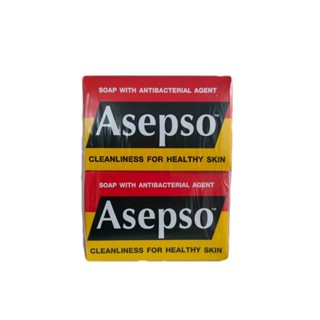 Asepso Soap Cleanlinss for Healthy Skin 80g*4 สบู่ก้อน อาเซปโซ่ ดั้งเดิม  4ก้อน