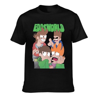 เสื้อยืดผ้าฝ้าย เสื้อยืดสีขาวผู้หญิง ชุดเซ็ต 2 ชิ้น เสื้อยืดวินเทจ - Eddsworld ลูกแมวช้อปปิ้งเสื้อยืดแขนสั้นผู้ชาย