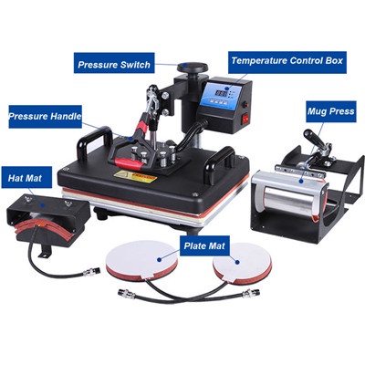 New Ariival ST-110 Pneumatic Mug Heat Press Machine Sublimation Printer 2D Digital Thermal Mug Printing Machine #8