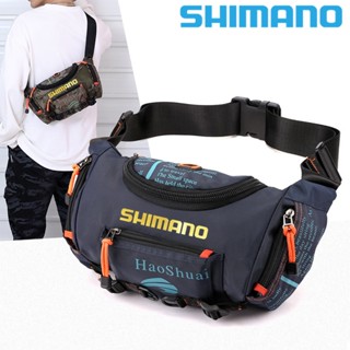 Shimano กระเป๋าคาดเอว ลายพราง มีซิป อเนกประสงค์ สําหรับใส่หนังสือเดินทาง ตกปลา