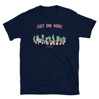 [COD]เสื้อยืด พิมพ์ลายกระบองเพชร Just One MoreS-5XL