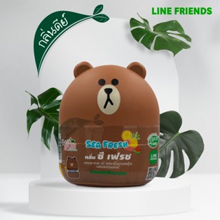 เจลน้ำหอมปรับอากาศ กลิ่น SEAFRESH --- สินค้าลิขสิทธิ์แท้ FreshTime x LINE FRIENDS