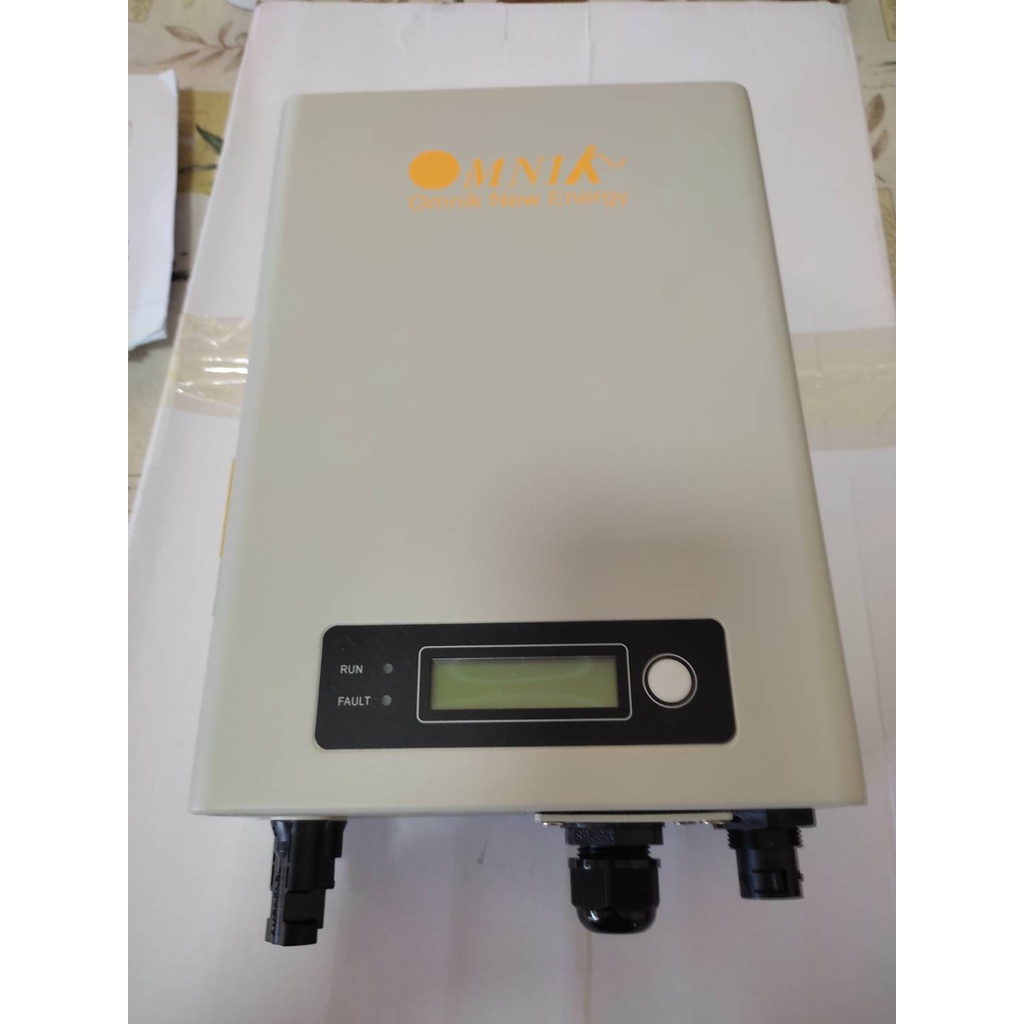 omnik inverter 1.5Kw Grid tie ระบบ ออนกริด กำลังผลิต 1.5Kw (เป็นเครื่องมือสอง ใช้งานไปแค่ 200 หน่วย)