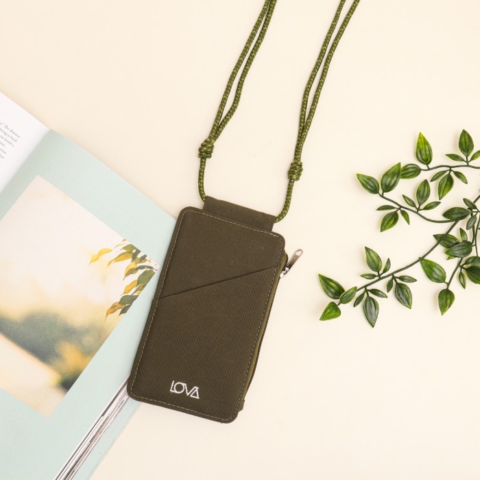 HP Lova.id WOMENS BAG - Clara - กระเป๋าโทรศัพท์มือถือ / กระเป๋าสะพายผู้หญิง - Army CURRET BACKPACK I