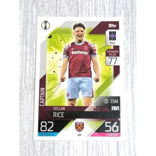 การ์ดฟุตบอล Match Attax 2022/23 WEST HAM UNITED