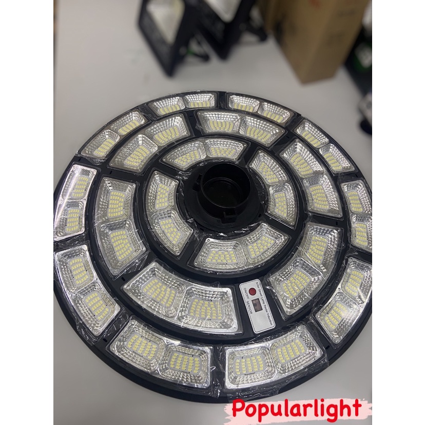 พร้อมส่ง JD POP โคมไฟโซลาร์ UFO 550000W รุ่น 3ชั้น แสงสีขาว โคมไฟถนน HighLight โคมไฟพลังงานแสงอาทิตย์100%