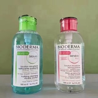 #Bioderma Sensibio H2O 500มล. คลีนซิ่ง เช็ดเครื่องสำอาง สำหรับผิวแพ้ง่าย ผิวผสม-ผิวมัน-ผิวแห้ง.