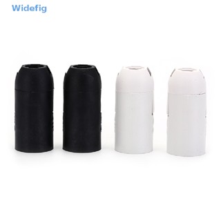 Widefig E14 ขั้วหลอดไฟ โคมไฟ ซ็อกเก็ต พลาสติก LED Lighg สีดํา สีขาว สินค้าที่ดี