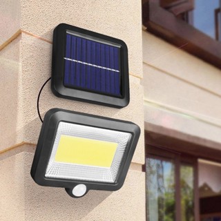 COMELY LED Solar Wall Light PIR เซ็นเซอร์ตรวจจับการเคลื่อนไหว Floodlight กันน้ำกลางแแจ้งในสวนโคมไฟสำหรับตกแต่งสวน Pathway ไฟถนนพลังแสงอาทิตย์