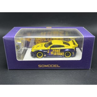 Somodel 1:64 / LBWK GTR3.0 diecast. Classic puple yellow #24 LBWK GTR3.0 + Figure​