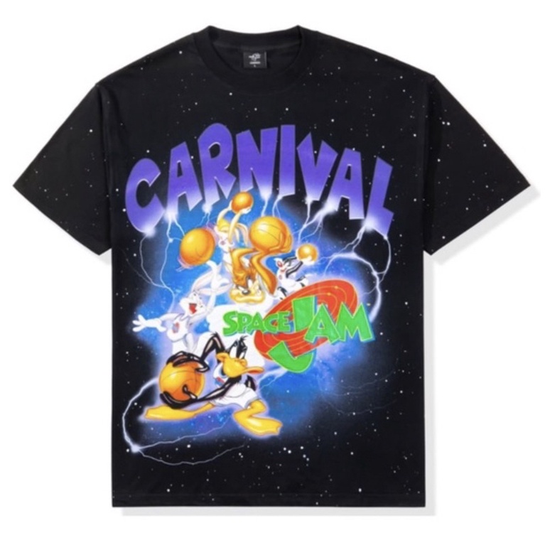 CARNIVAL X SPACE JAM - OVERSIZED T-SHIRT (SIZE: S)