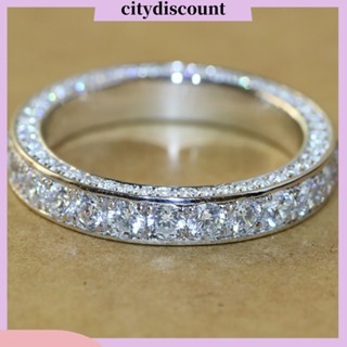 &lt;citydiscount&gt;  City_ แหวนแฟชั่นประดับเพชรพลอยเทียมเครื่องประดับ