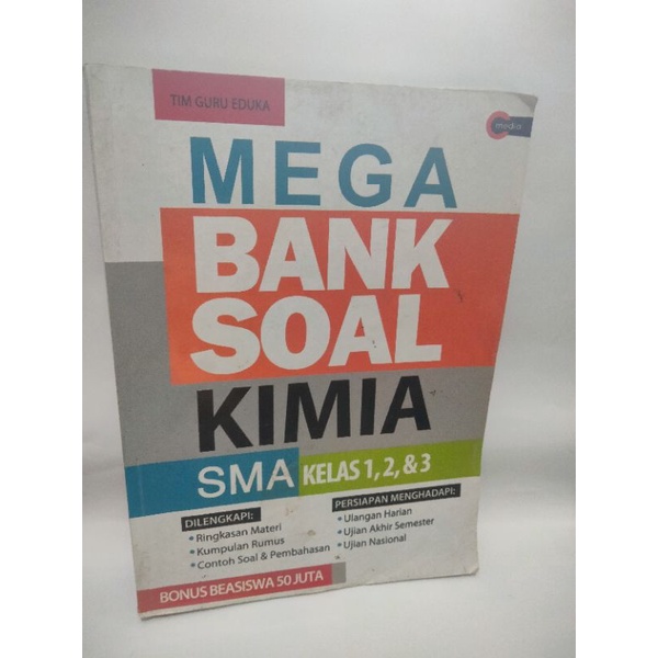 หนังสือภาษาอังกฤษต้นฉบับ MEGA BANK ของ SMA CHEMISTRY QUESTIONS