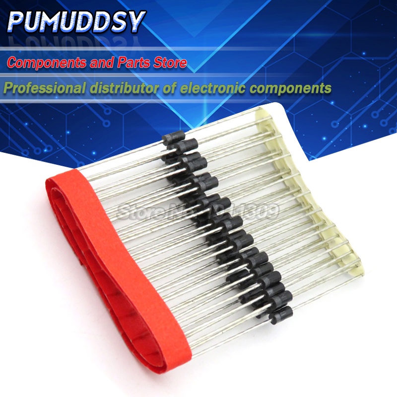 1 Package 1N5408 1N5404 1N5401 1N5822 1N5818 UF5408 UF5402 6A10 10A10 Rectifier Diode DO-27