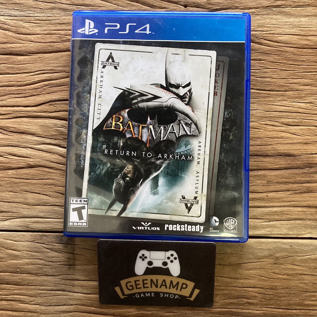 PS4 [มือ2] *กล่องไม่สวย* Batman : Return to Arkham : Arkham Asylum + Arkham City (R1/US) # Bat man