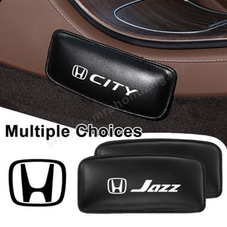 แผ่นรองเข่า หนัง Pu สําหรับ Honda Civic CRV Freed Jazz Brio City Accord