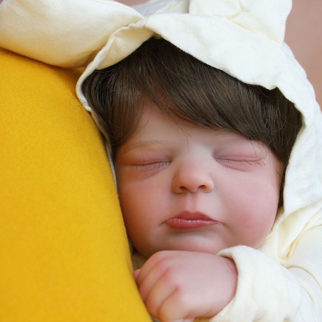 ตุ๊กตาเด็กทารกแรกเกิด เด็กผู้ชาย ผู้หญิง แบบซิลิโคนนุ่ม ลายเพ้นท์ผิวหนัง 3D ขนาด 50 ซม. 20 นิ้ว