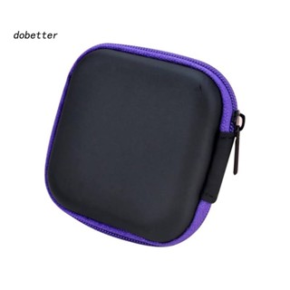 &lt;Dobetter&gt; กระเป๋าเคส ทรงสี่เหลี่ยม มีซิป ขนาดเล็ก สําหรับใส่จัดเก็บสายเคเบิ้ล หูฟัง