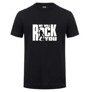 เสื้อยืดถูกๆ 2020 yaz kraliçesi size T-Shirt erkekler serin baskılı Rock grubu kısa kollu เสื้อยืด pamuk Rock Roll üstle