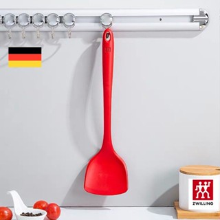 Zwilling non-stick เครื่องครัวพิเศษไม้พายครัวสีแดงเครื่องครัวทำอาหารไม้พายครัวเรือนไม้พายซิลิโคนไม้พาย