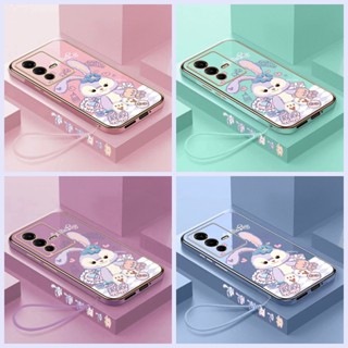 เคส Vivo Y02S Y22S Y16 Y20 Y20S Y20i Y20SG Y12S Y12A Y12 Y15 Y17 Y33S Y21 Y21T Y33T Y15 เคส กระต่ายน่ารัก โทรศัพท์มือถือ