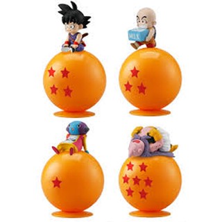 DRAGON BALL SUPER ON THE DRAGON BALL(1set มี4แบบ) ประกอบเสร็จ สูง 9 cm