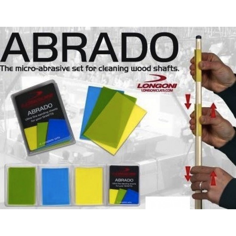 [ส่งด่วนใน 2 ชม.] [ของแท้] Longoni Abrado Cue Papers กระดาษทำความสะอาดคิว พูล บิลเลียด สนุกเกอร์แบบไม่ต้องใช้น้ำยาและน้ำ