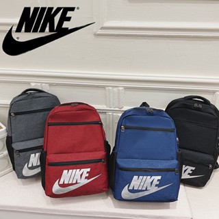 Nike Casual Backpack ผู้หญิงกระเป๋าเป้สะพายหลังแฟชั่นผู้ชายและผู้หญิงกระเป๋าเดินทาง