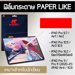 ฟิล์มกระดาษสำหรับนักเขียน Paper Like ไอแพด