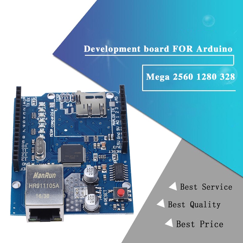 UNO Shield Ethernet Shield W5100 R3 UNO Mega 2560 1280 328 UNR R3 only W5100 Development board FOR A