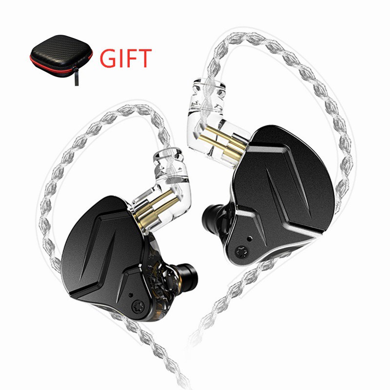 Kz ZSN Pro X หูฟังอินเอียร์ ไฮบริด 1BA+1DD HIFI ตัดเสียงรบกวน NRA CAR+ CCA TRN C10